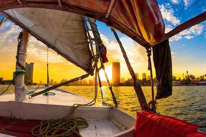 1 -Hour Sailing Egyptian felucca ride on the Nile in Cairo - The sunset route and what you will see