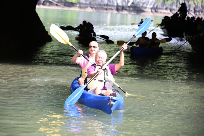 2-Day Oriental Sails Junk Cruise of Halong Bay - Sunset, spring rolls, and the evening on board