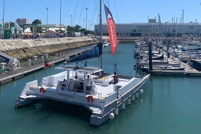2H Private Sailing Catamaran "Vertigo" Tour in Lisbon up to 18pax - The Discoveries Monument and Lisbon’s maritime edge