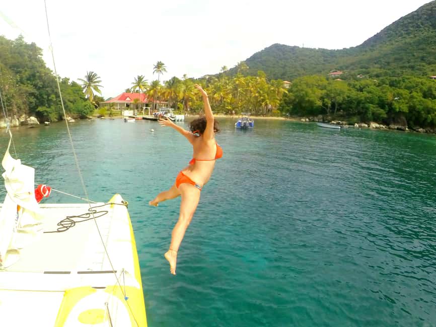 2h Sailing catamaran in La Baie des Saintes - Setting Sail From Terre de Haut