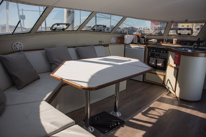 2H Tour on a Private Sailing Catamaran "Scarlett" up to 16 people - The skipper can add local color