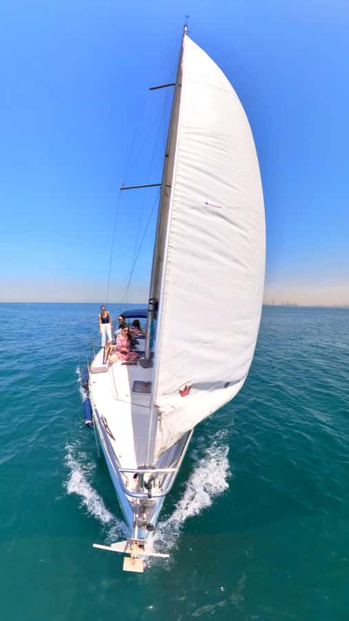 3 hrs Sailboat sea adventure in Dubai with Burj Khalifa view - Burj Khalifa views from the water