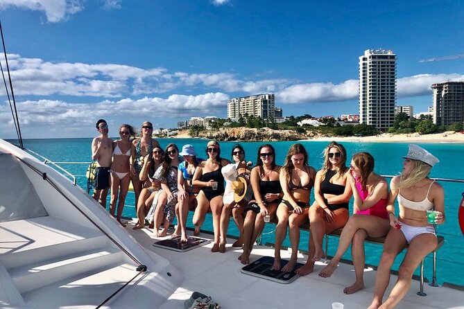 5 Hour Luxury Catamaran Day Sail in Sint Maarten on The Phoenix - The sail to Little Bay