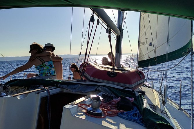 5 hours from Kassandra: W Sithonia Coves & Islands Yacht Sailing - Swimming, snorkeling, and SUP time