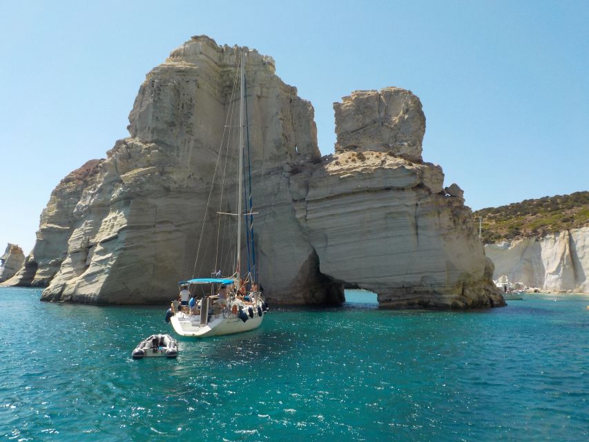 Adamantas: Milos Sightseeing Sailboat Cruise - Wind and route changes are part of the deal