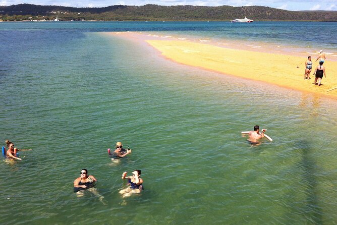 Afternoon Moreton Bay Sailing Tour - Arriving at an island beach