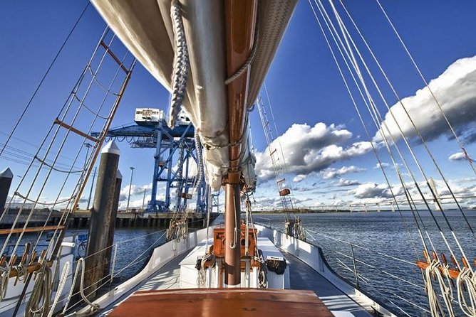 Afternoon Schooner Sightseeing Dolphin Cruise on Charleston Harbor - Food, drinks, shade, and the right clothing