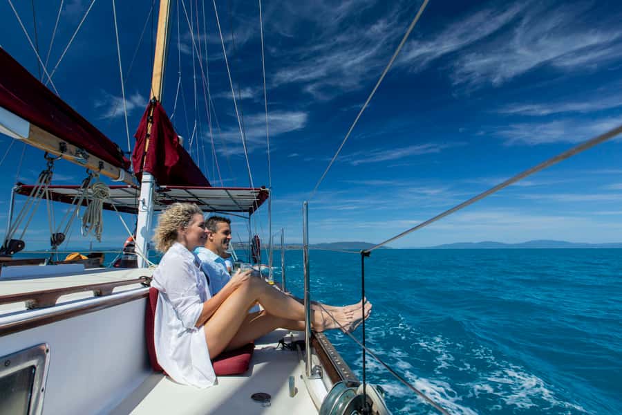 Airlie Beach: Adults-Only Whitehaven Beach Sailing Tour - Lunch on Lady Enid keeps the day comfortable