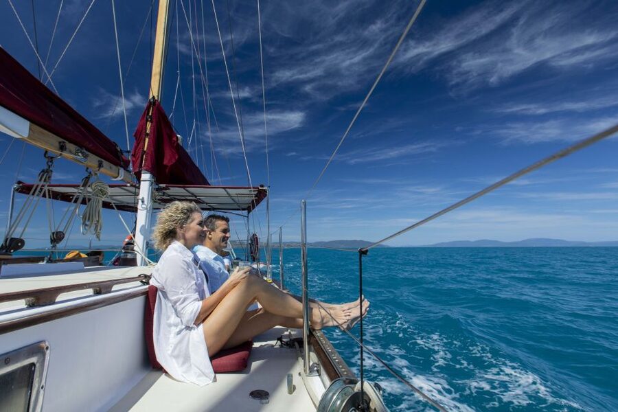 Airlie Beach: Adults-Only Whitehaven Beach Sailing Tour - Snorkeling is included, but conditions can vary