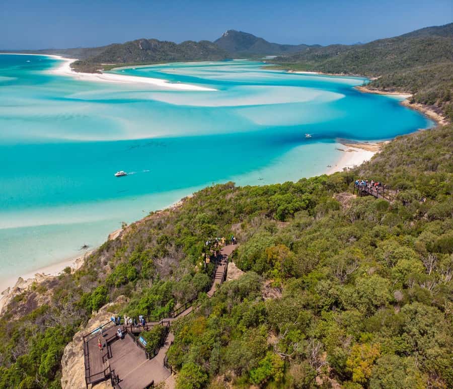 Airlie Beach: Whitsundays Full-Day Camira Sailing Adventure - The guided walk to Hill Inlet Lookout