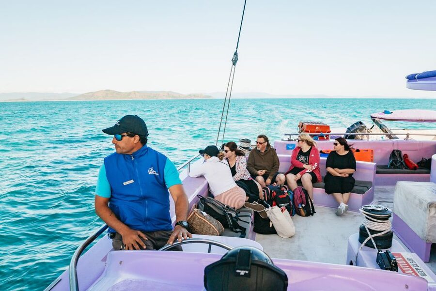 Airlie Beach: Whitsundays Full-Day Camira Sailing Adventure - Snorkelling at a fringing reef