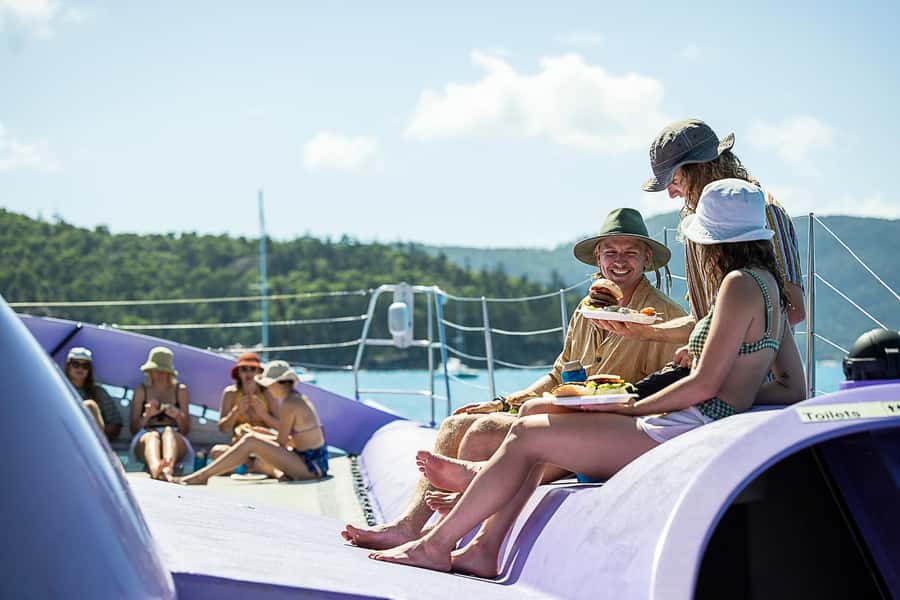 Airlie Beach: Whitsundays Full-Day Camira Sailing Adventure - The crew and the feel aboard