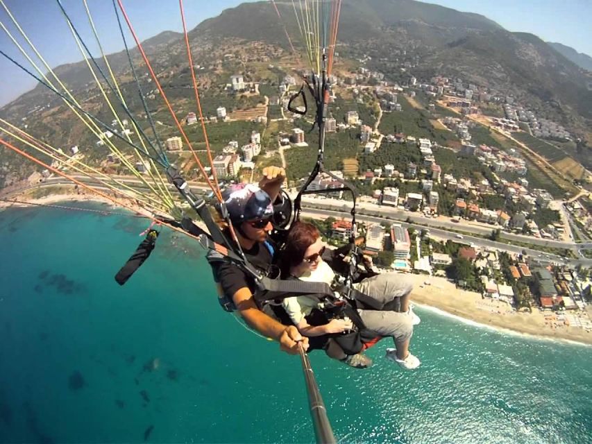 Alanya Paragliding Adventure Sail the Skies - Landing beside Cleopatra Beach