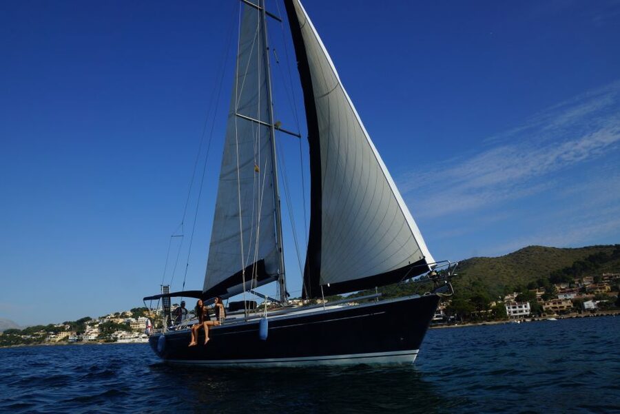Alcudia: Romantic Sailing Trip with Diner for 2 - Swimming near the lighthouse at Cap de Formentor