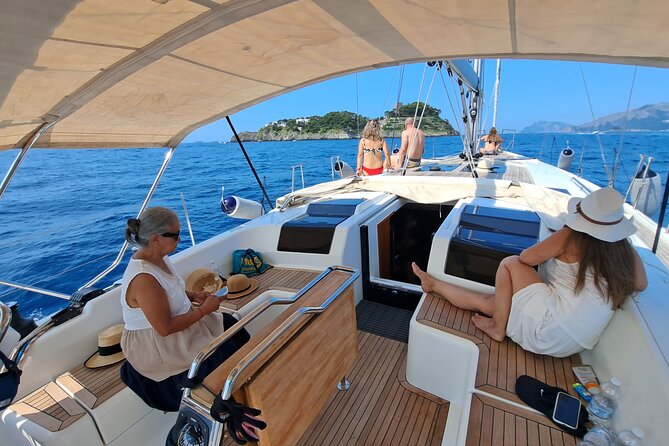 Amalfi Skip the Crowds Private Chill Experience on a Sail Yacht - Norman towers and the fishing village of Cetara