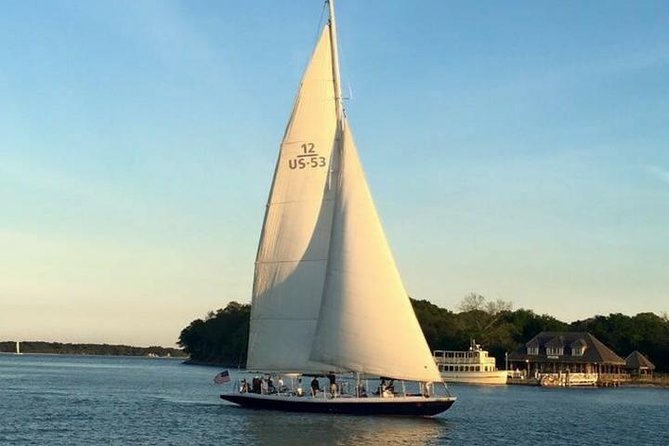 America's Cup 12-Meter Yacht Afternoon Sail from Hilton Head - Harbour Town Lighthouse and the Lowcountry shoreline