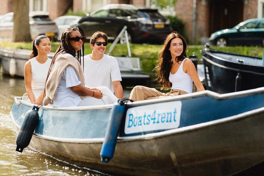 Amsterdam: Sail Yourself with a 2 Hour Boat Rental - Jordaan views from the water