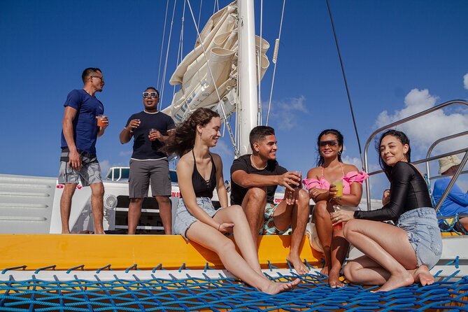 Aruba Morning Snorkel Sail aboard Palm Pleasure Catamaran - The crew can shape the whole morning