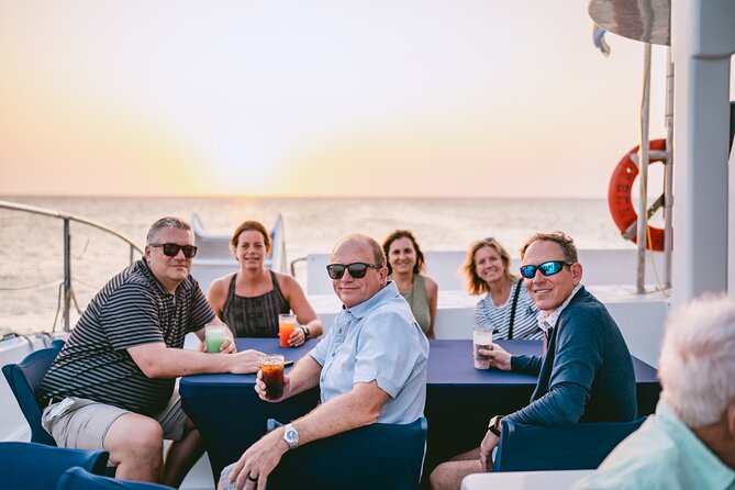 Aruba Sunset Sail Dinner Cruise with Open Bar by Catamaran - Three hours along Aruba’s coast
