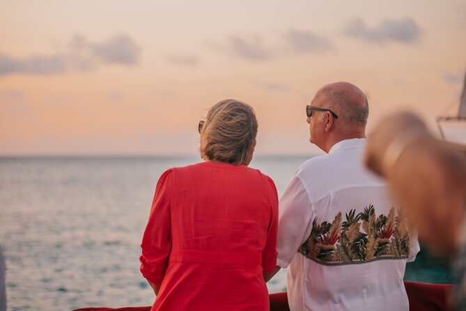 Aruba Sunset Sail with Caribbean Dinner and Live Music - Raising the sails after dinner