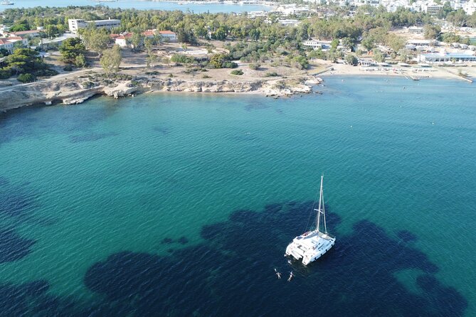 Athens Riviera Private Sail Catamaran with Meal and Wine - Captain Nick, Ada, and the value of private service