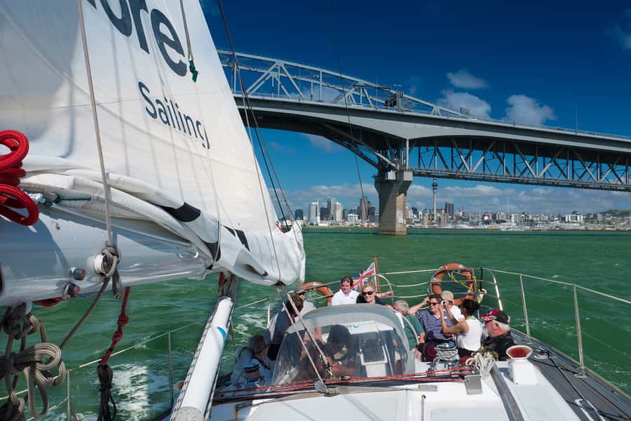 Auckland Harbour 1.5-Hour Sailing Cruise - Coffee, hot chocolate, and a harbor pause