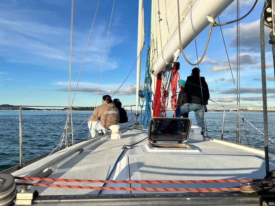 Auckland Harbour 1.5-Hour Sailing Cruise - How busy is the 50-foot yacht?
