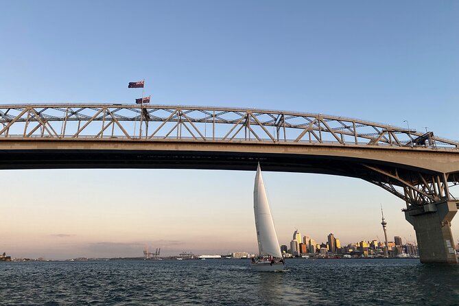 Auckland Harbour Sailboat Cruise Including Three Course Dinner - Crossing Waitemata Harbour
