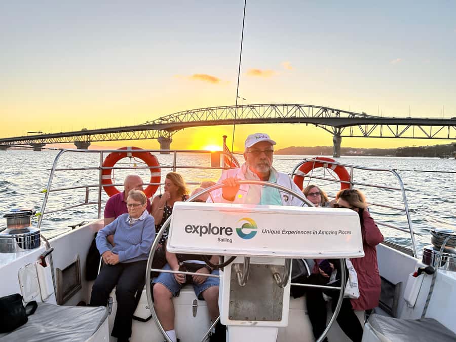 Auckland: Harbour Sailing Cruise with 3-Course Dinner - Setting sail on a 50-foot yacht