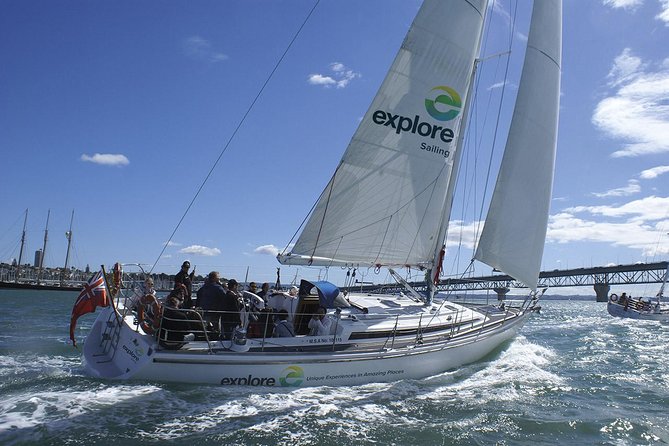 Auckland Harbour Sailing Experience - Auckland Bridge and the harbour views