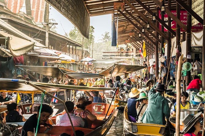 Ayutthaya Bicycle Tour, ATV, Floating Market and Sunset Sail - Lunch and the Ayothaya Floating Market