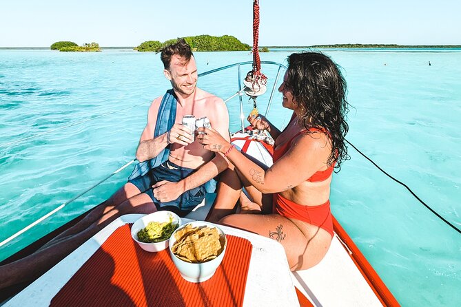 Bacalar: 4hr Private Sailing Tour with Guacamole & Drinks - Quieter corners beyond the standard route