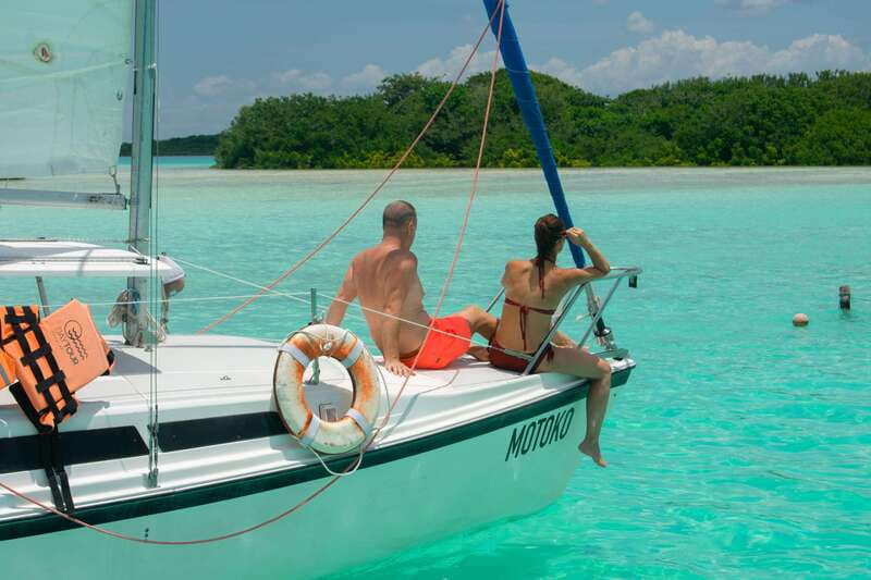 Bacalar: Private Sailboat Tour with Lagoon Swimming - Food, drinks, and practical comfort