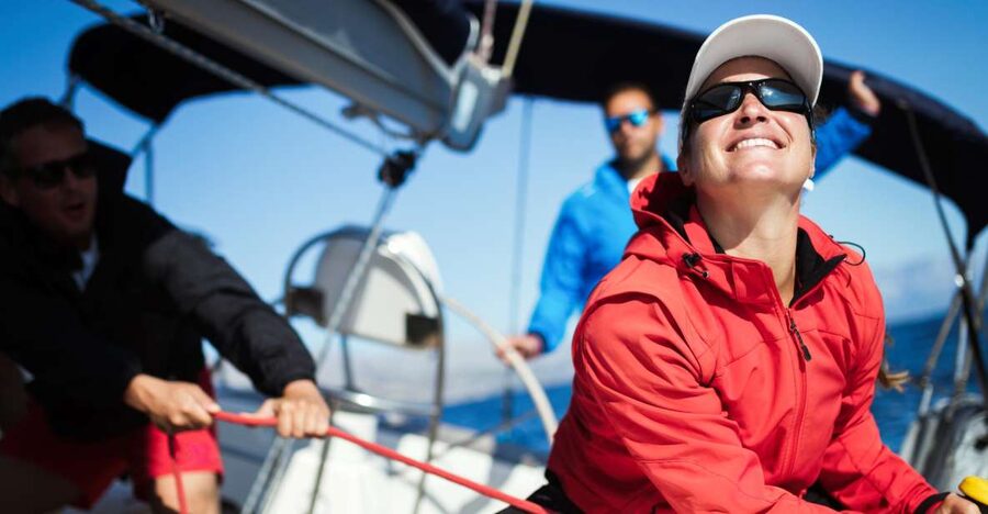 Barcelona: 3-Hour Sailing Course - The first lesson: safety and port maneuvers