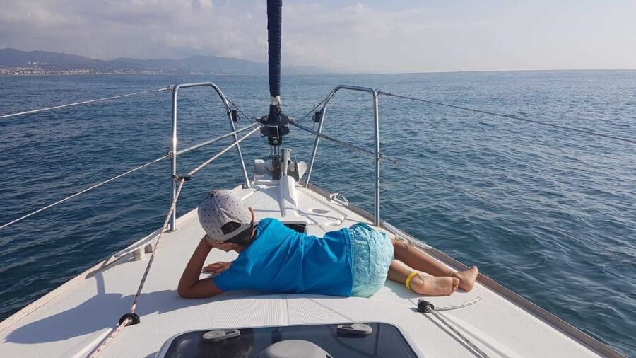 Barcelona: Boat trip with cava in amazing sailboat - Barceloneta and the beaches toward Badalona