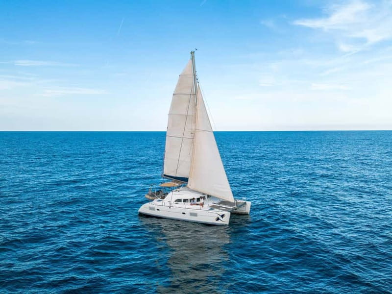 Barcelona: Catamaran Cruise w/ Sailing, Wine, & Tapa - What this Barcelona catamaran cruise is really like