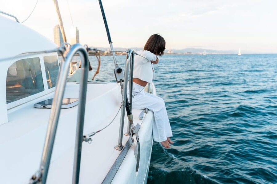 Barcelona: Catamaran Cruise w/ Sailing, Wine, & Tapa - What the $36 price buys you