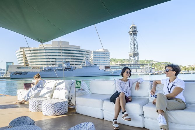 Barcelona Helicopter, Sailboat & Old Town Private Walking Tour - Port Vell and the boat transfer