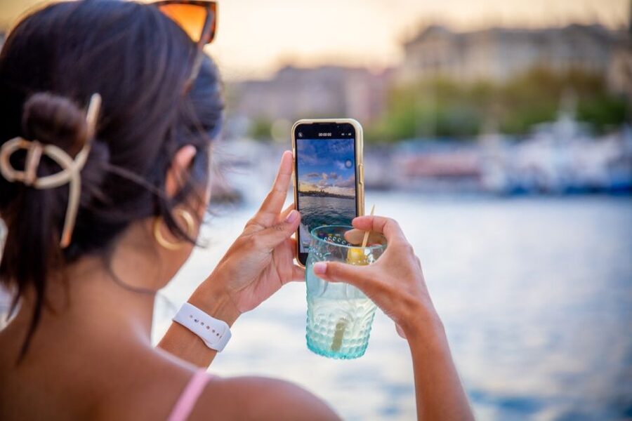 Barcelona: Local Tapas and Drinks Sailing Adventure Tour - Barcelona’s coast from a small sailboat
