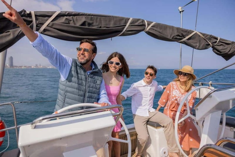 Barcelona: Luxury Sailing Experience from Port Olimpic - Drinks, snacks, and the onboard pace