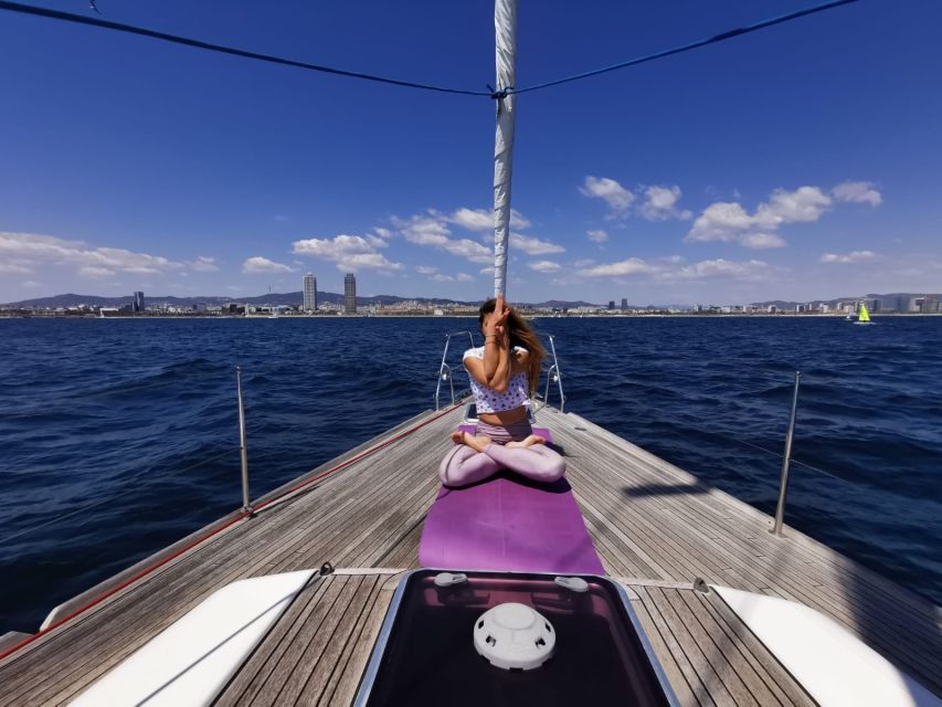 Barcelona: Nautical Namaste Yoga Session and Sailing Trip - Sailing the Barcelona coast for about 90 minutes
