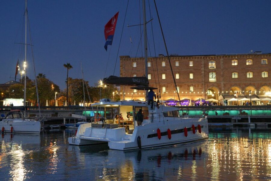 Barcelona: Private Catamaran Sailing with Drinks and Snacks - Leaving Port Olímpic and finding your sea legs