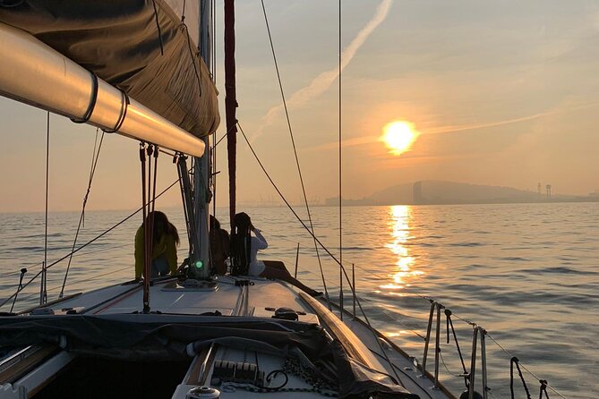 Barcelona Private Sunset Sailing with Drinks - A short sail that changes your view of Barcelona