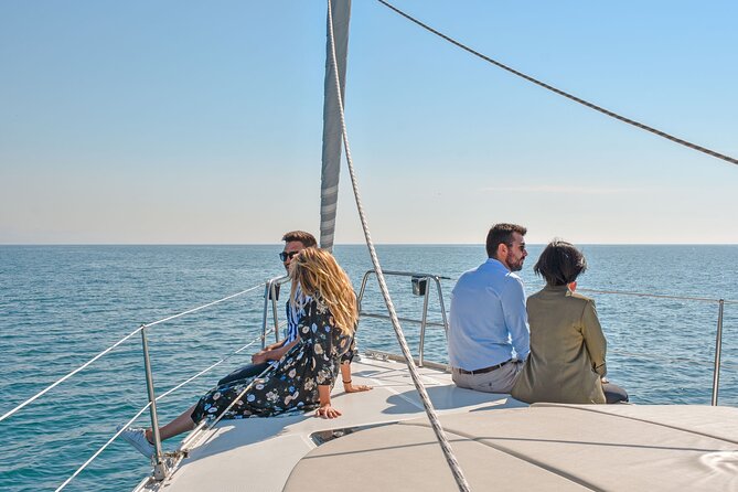 Barcelona Sailing Adventure and Small Group Winery Tasting Tour - Four wines with Catalan food