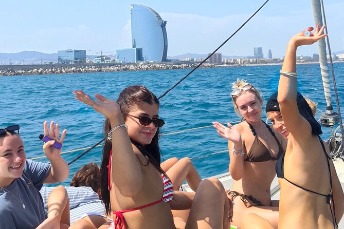 Barcelona Sailing Experience 2 hs w/Premium Snacks & Drinks - Snacks, cava, and the social side