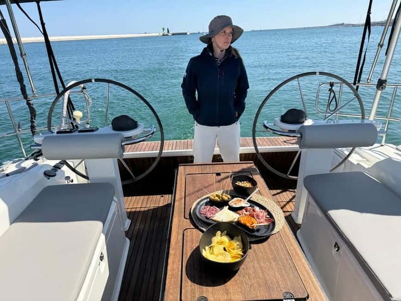 Barcelona Sailing Experience Luxury Boat w/Snacks & Drinks - The 45-foot boat and the small-group setting