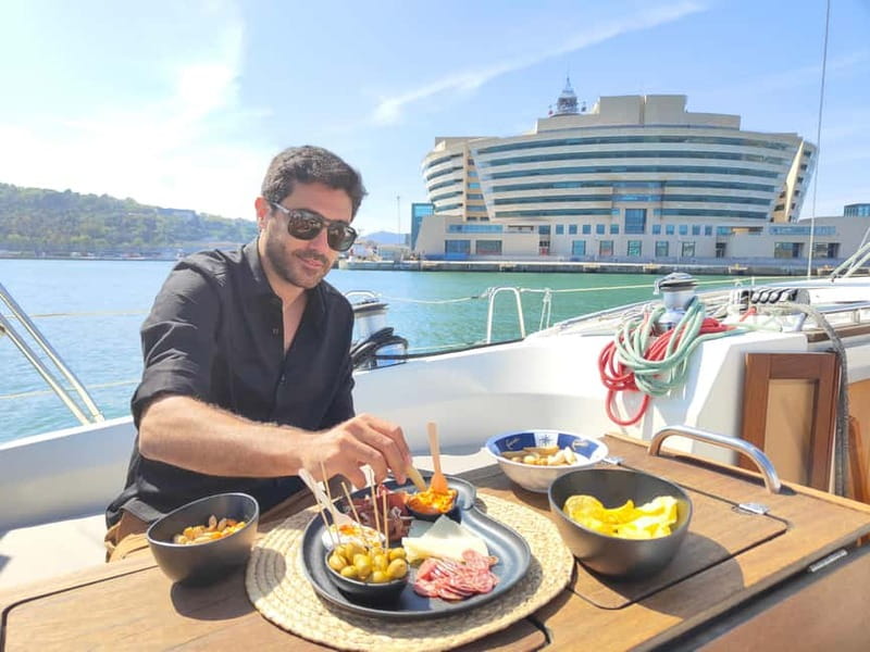 Barcelona Sailing Experience Luxury Boat w/Snacks & Drinks - Swimming in the Mediterranean, weather permitting