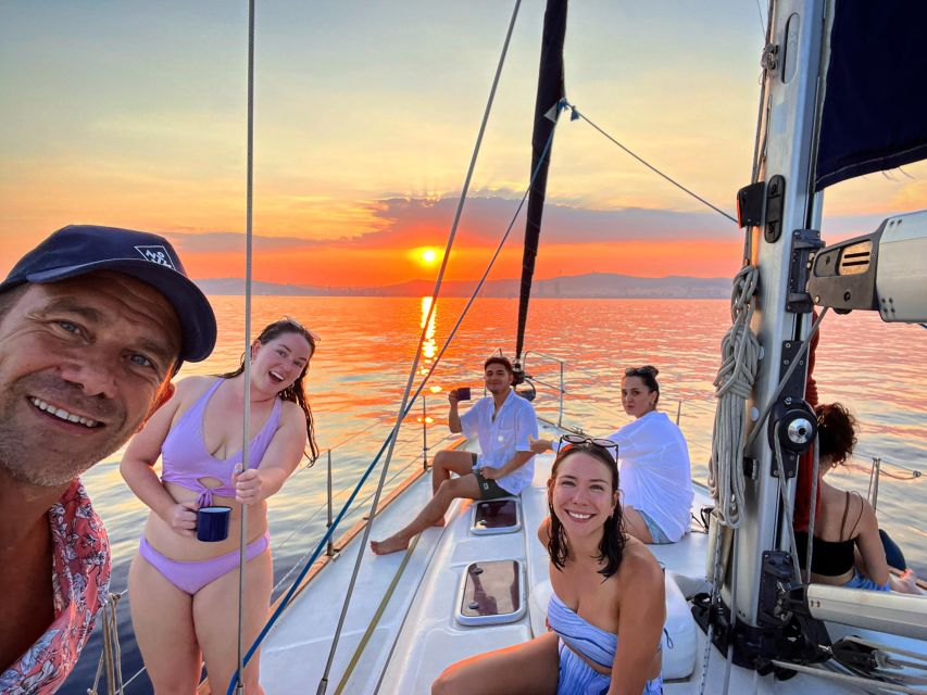 Barcelona: Sailing Tour with a Glass of Cava - Swimming in the Mediterranean
