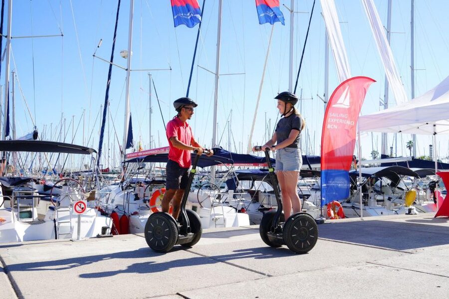 Barcelona: Segway Tour & Sailing Experience - The sailing hour and a half from Port Olimpic
