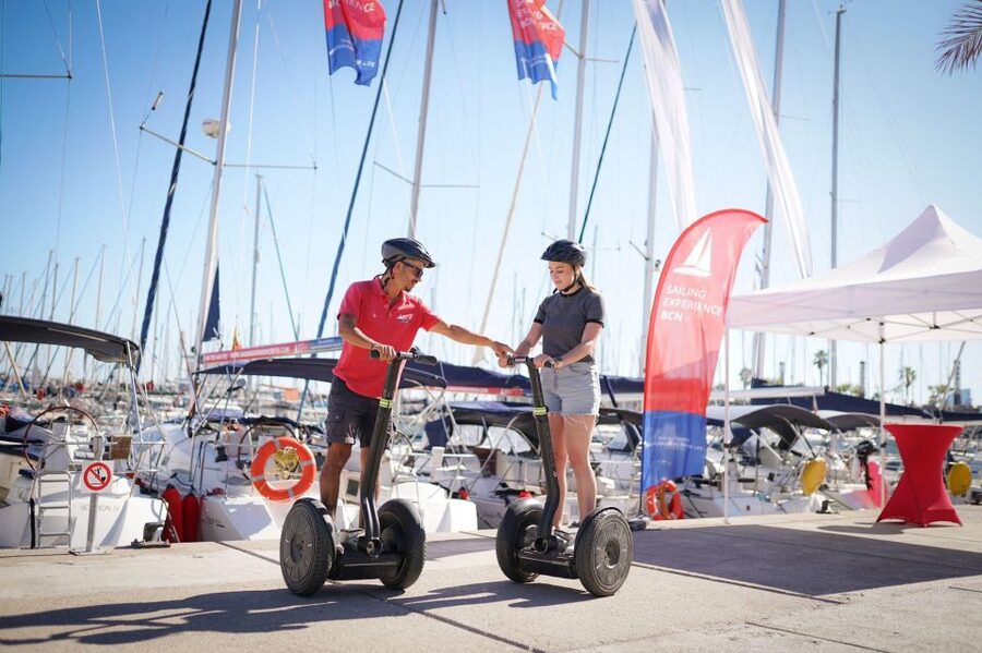 Barcelona: Segway Tour & Sailing Experience - Starting beside the W Hotel